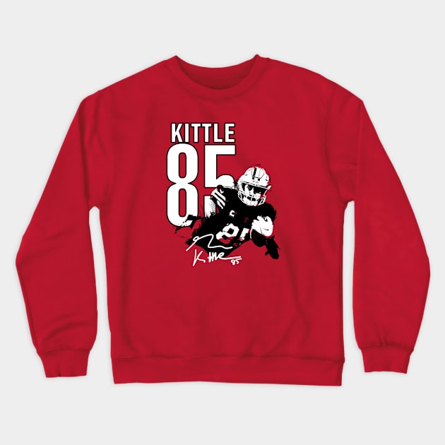 George Krieger Kittle T Shirt Crewneck Sweatshirt by fadinstitute